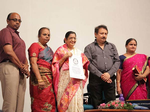 P Suseela speaks on his Guinness record P Suseela speaks on his Guinness record