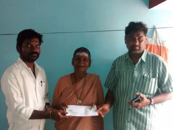Vishal helps veteran playback singer Sarala Vishal helps veteran playback singer Sarala