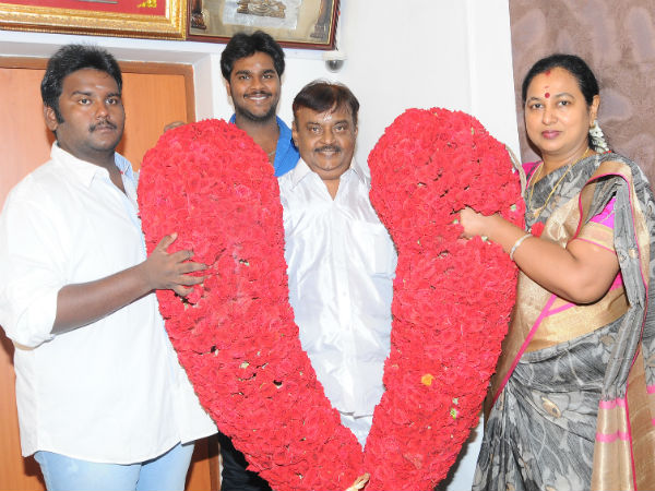 Shanmuga Pandiyan celebrates birthday Shanmuga Pandiyan celebrates birthday