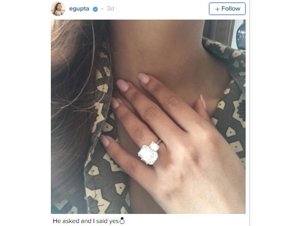Esha Gupta denies engagement rumours Esha Gupta denies engagement rumours