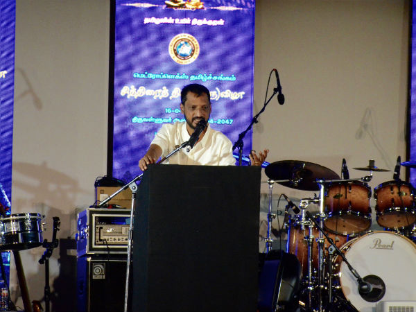Na Muthukkumar participates Tamil New Year celebration at Dallas Na Muthukkumar participates Tamil New Year celebration at Dallas