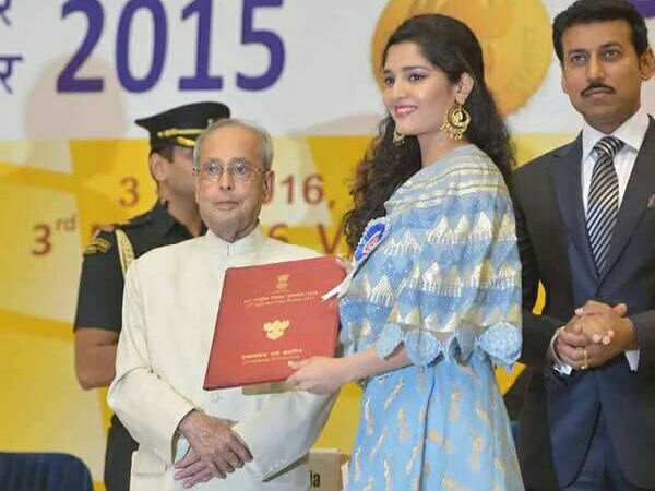 Ritika Singh Receives her First National Award Ritika Singh Receives her First National Award