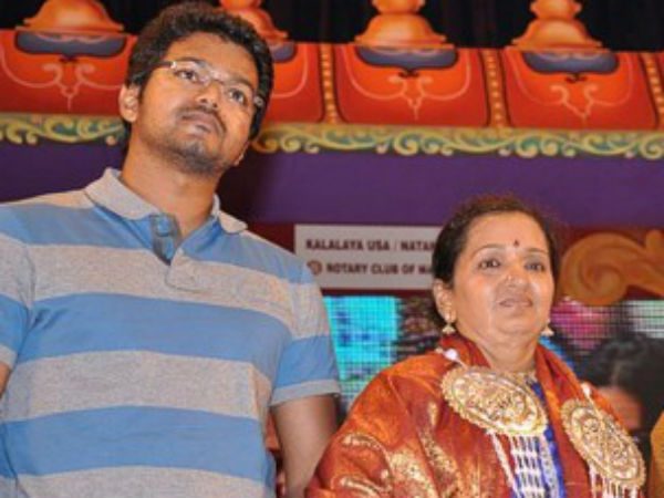 Vijay mother Shobha's wish Vijay mother Shobha's wish