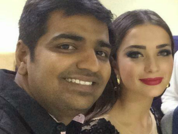 Satheesh expects a hug from amy Jackson but.. Satheesh expects a hug from amy Jackson but..