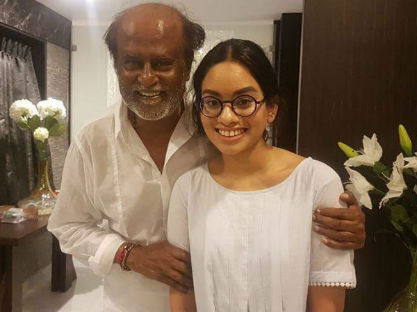 Santhosh Narayanan gets blessings of Rajinikanth Santhosh Narayanan gets blessings of Rajinikanth