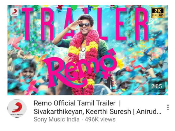 Remo trailer sets records: Crosses 2 million views in 24 hrs Remo trailer sets records: Crosses 2 million views in 24 hrs