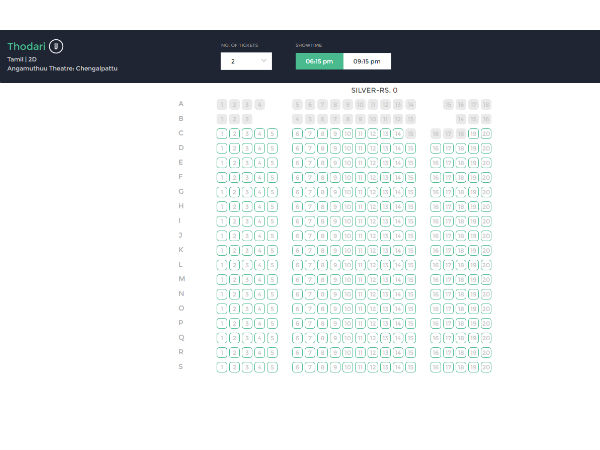 Poor opening for Thodari Poor opening for Thodari