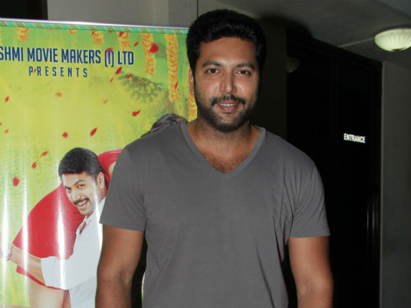 Jayam Ravi's new getup released Jayam Ravi's new getup released