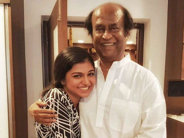 Actress Raveena meets Rajinikanth Actress Raveena meets Rajinikanth