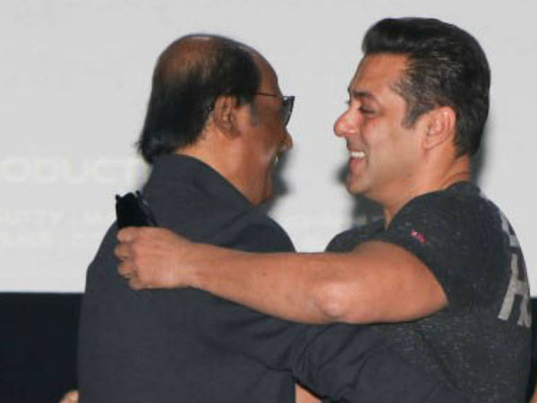 I'm ready to share screen with Salman Khan, says Rajinikanth I'm ready to share screen with Salman Khan, says Rajinikanth