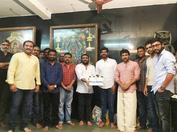 Surya's next movie starts with pooja Surya's next movie starts with pooja