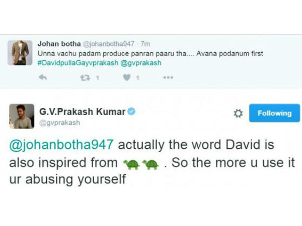 GV Prakash makes fun of Ajith GV Prakash makes fun of Ajith