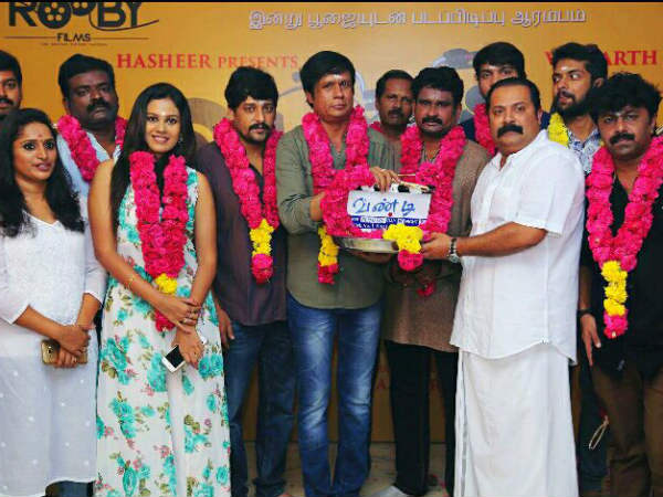 Vidharth is all busy with Vandi Vidharth is all busy with Vandi