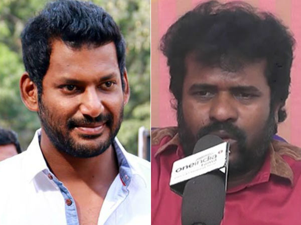 Actors celebrate Vishal's suspension: Clash broke out Actors celebrate Vishal's suspension: Clash broke out