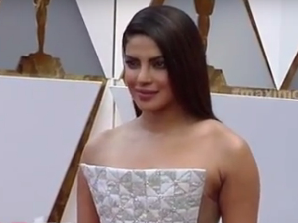 Priyanka Chopra's daring dress attracts more at Oscar red carpet Priyanka Chopra's daring dress attracts more at Oscar red carpet
