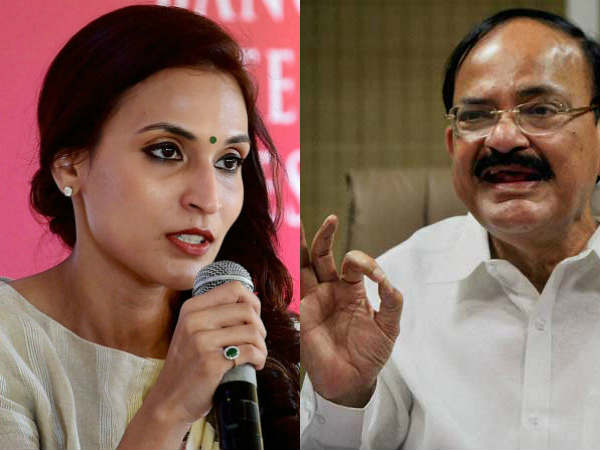 Venkaiya Nayudu praises Aishwarya Rajini Venkaiya Nayudu praises Aishwarya Rajini