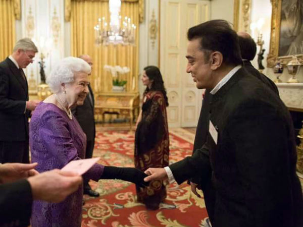 Kamal Hassan meets The Queen Kamal Hassan meets The Queen