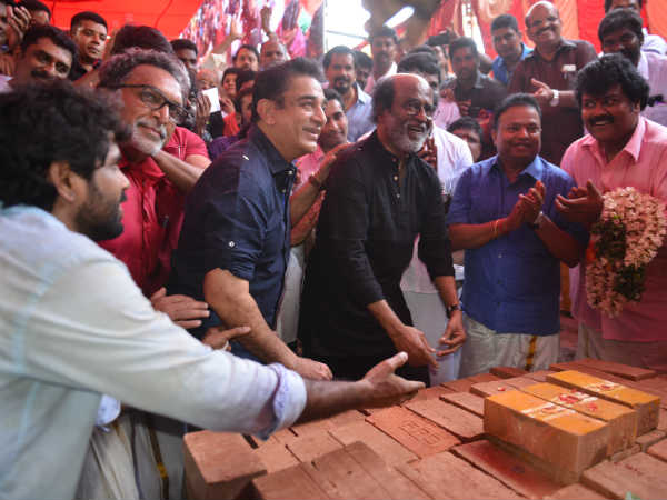Nadigar Sangam building construction work kicks off Nadigar Sangam building construction work kicks off