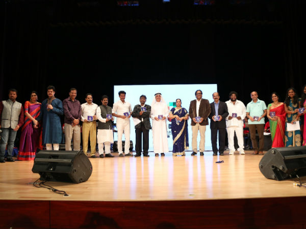 Bharathwaj's 'Thirukkural Isai' CD launched in Dubai Bharathwaj's 'Thirukkural Isai' CD launched in Dubai