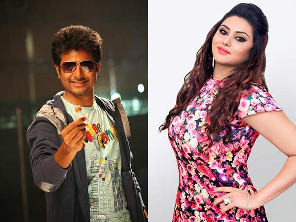 Namitha to play sister of Sivakarthikeyan Namitha to play sister of Sivakarthikeyan