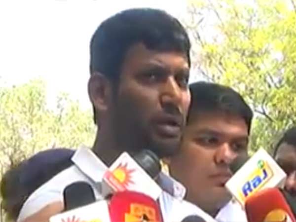 Why I contested for Producers council president post? - Vishal Why I contested for Producers council president post? - Vishal
