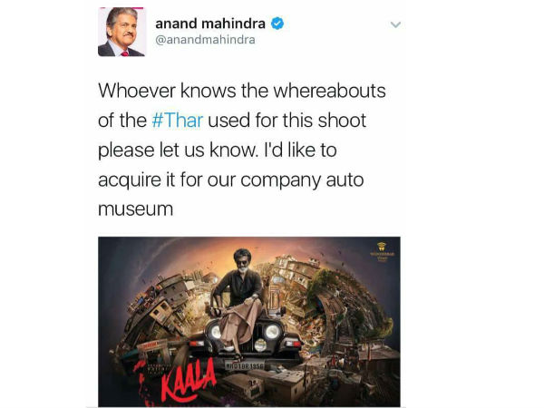 Mahindra Motors wants to s keep Kaala Jeep at their Museum Mahindra Motors wants to s keep Kaala Jeep at their Museum