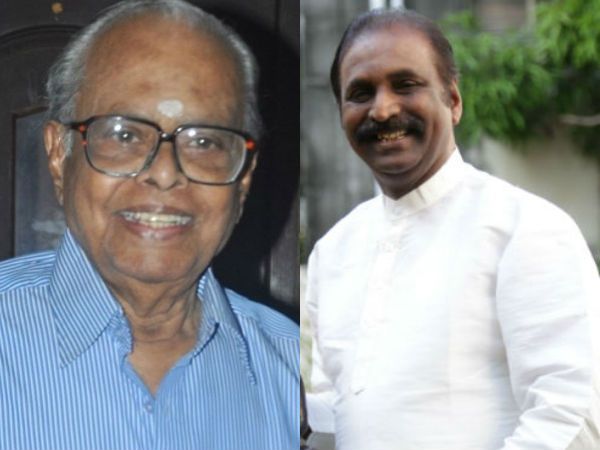 Poet Vairamuthu to set a bronze statue to K Balachander Poet Vairamuthu to set a bronze statue to K Balachander