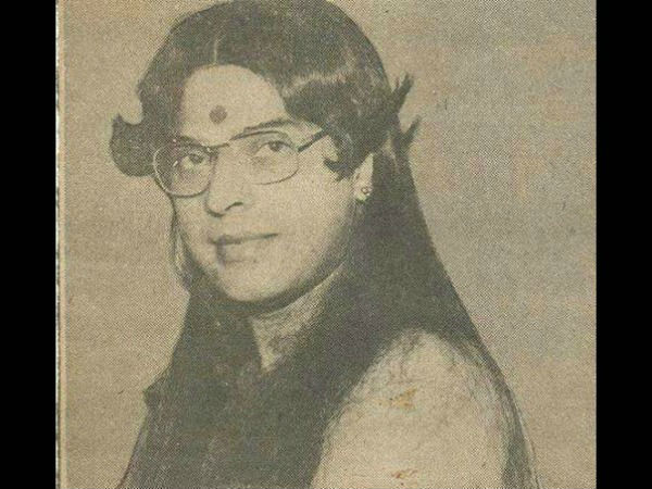 THROWBACK: Mammootty's Unseen Picture In Lady Get-up! THROWBACK: Mammootty's Unseen Picture In Lady Get-up!
