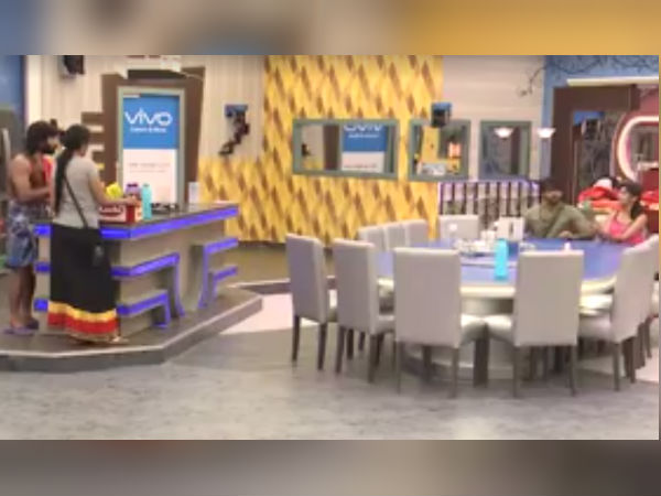 Snehan fights with Oviya again Snehan fights with Oviya again