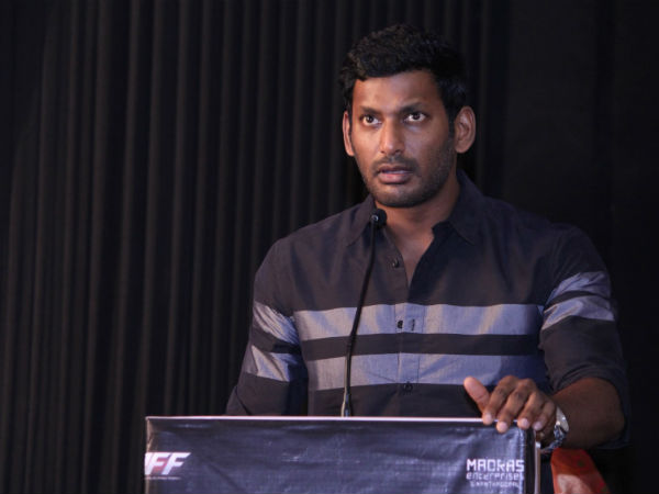 Vishal urges Union govt to ban video piracy sites Vishal urges Union govt to ban video piracy sites