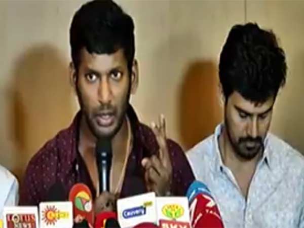 Death threat to Vishal Death threat to Vishal