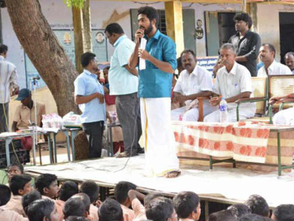 G V Prakash helps a village G V Prakash helps a village