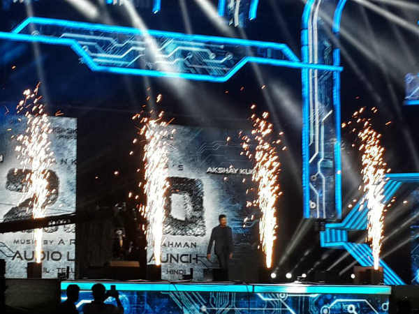 Rajinikanth's 2.O audio launch live begins with bang Rajinikanth's 2.O audio launch live begins with bang