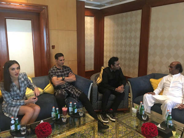 Rajinikanth meets international media Rajinikanth meets international media