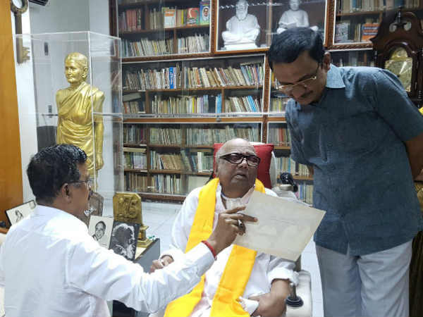 Kalaipuli meets Kalaignar! Kalaipuli meets Kalaignar!
