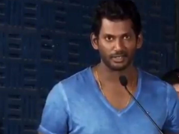Vishal praises Chennai Police Vishal praises Chennai Police