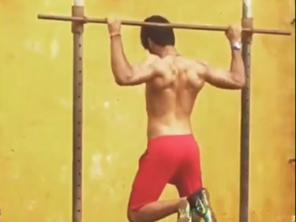 Atharvaas workout video goes viral Atharvaas workout video goes viral