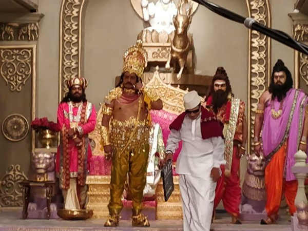 MGR starts with clap for NTR movie shoot MGR starts with clap for NTR movie shoot