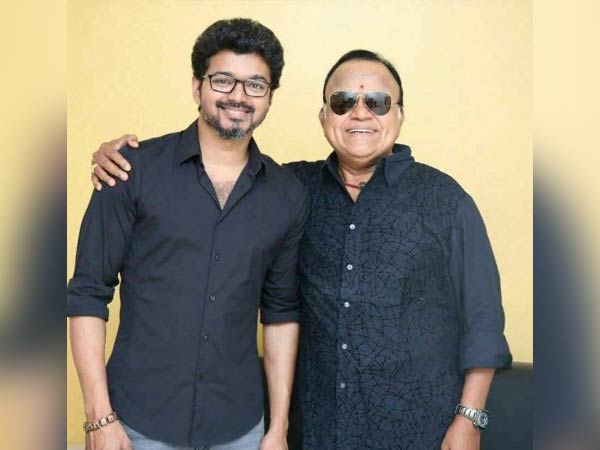 Vijay meets radharavi makes controversy Vijay meets radharavi makes controversy