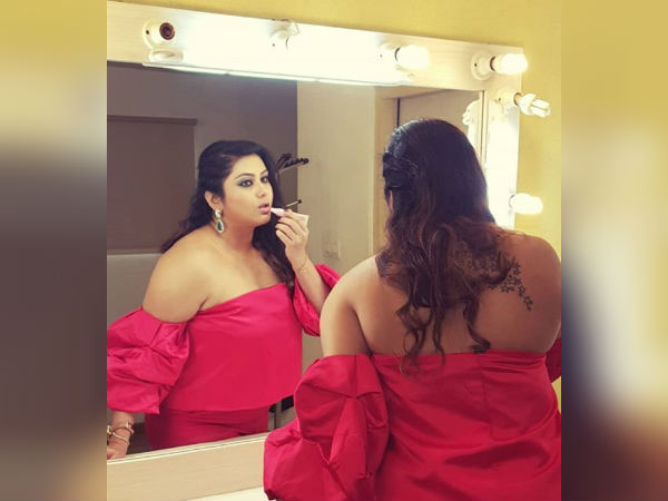 Namitha shocks her fans Namitha shocks her fans