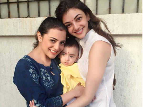 Kajal Agarwal posts nephews photos on instagram Kajal Agarwal posts nephews photos on instagram