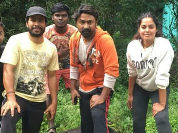 Actor Krishna rounded up by police in shooting spot Actor Krishna rounded up by police in shooting spot