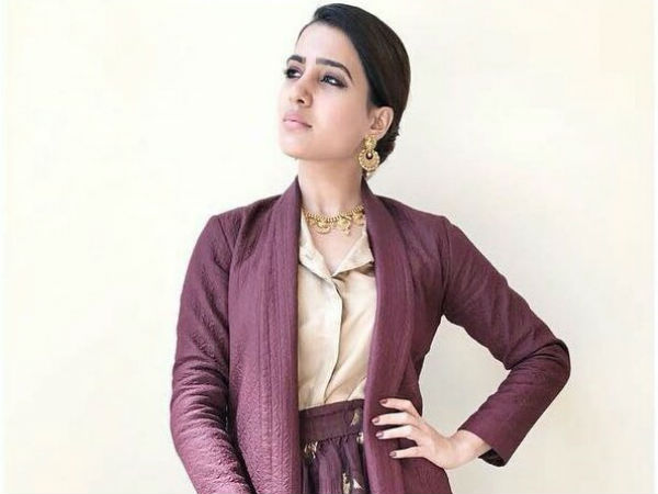 Actress Samantha go to Thirupathi Actress Samantha go to Thirupathi
