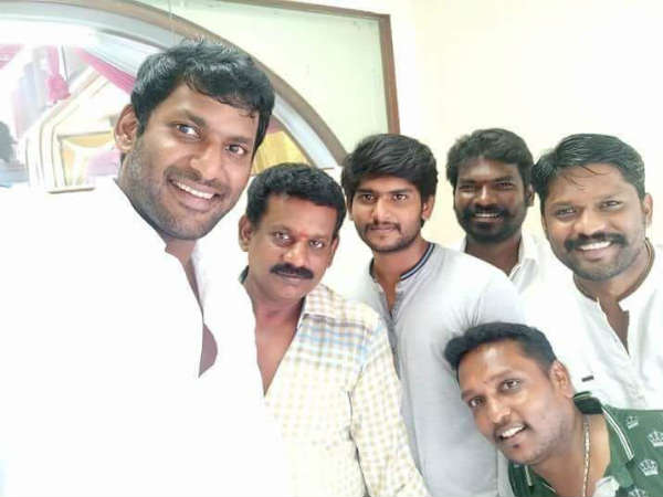 Vishal car driver passed away Vishal car driver passed away