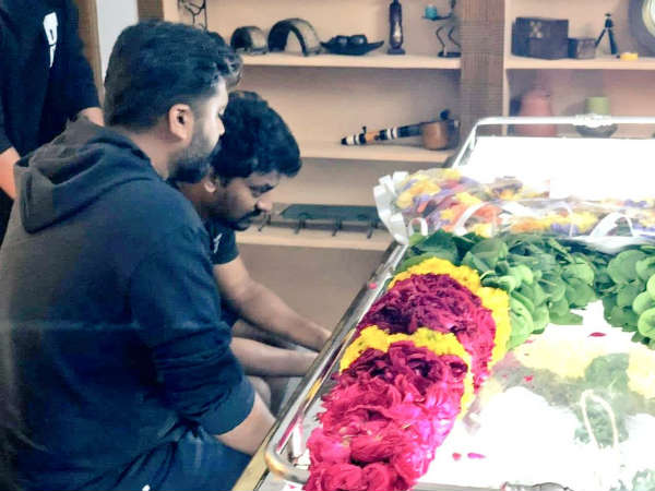 Director Nelsons father passed away: STR pays last respect Director Nelsons father passed away: STR pays last respect