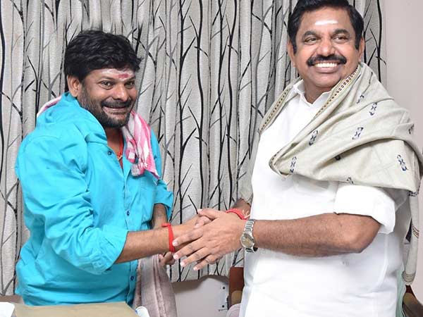 Kanja Karupu joins in AIADMK Kanja Karupu joins in AIADMK