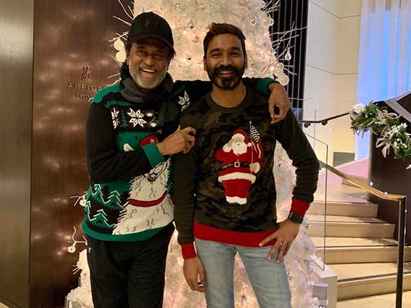 Rajini Dhanush celebrates christmas in Newyork Rajini Dhanush celebrates christmas in Newyork