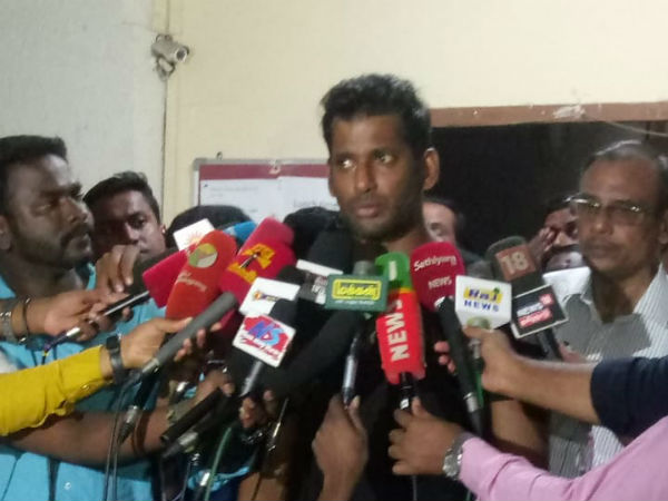 Will definetly take action against rival producers, says Vishal Will definetly take action against rival producers, says Vishal