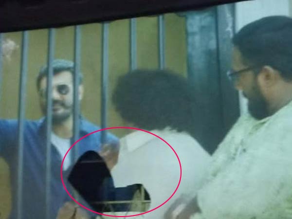 Ajith fans damage screen at a theatre Ajith fans damage screen at a theatre