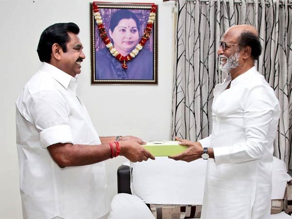 Rajini meets CM Palanisamy Rajini meets CM Palanisamy